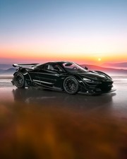 LB-Works McLaren 720S Black 2023 GT Spirit 1:18 (GT516) - Limited Edition