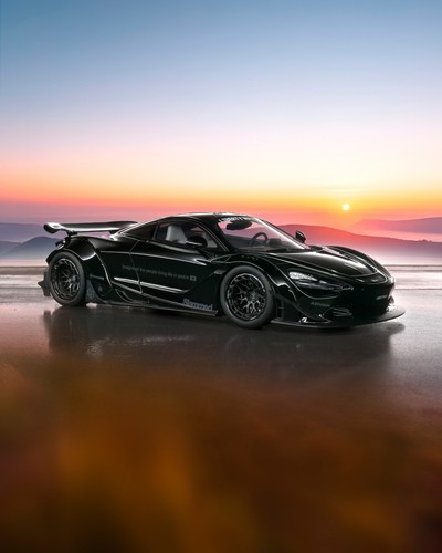 Works mclaren 720s - 720s, black