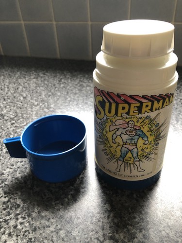 Aladdin flask vintage - flask, superman