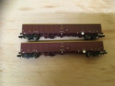 Lot..075F...N GAUGE FARISH MBA EWS BOGIE OPEN WAGONS..X...2.................#30#