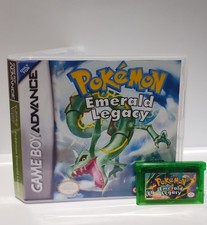 Pokémon Emerald Legacy GBA Game Boy Advance Cartridge With Case.