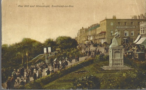 Very nice old postcard pier - old,
