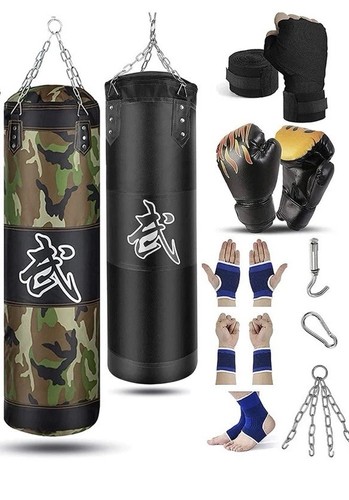 Unfilled boxing bag kick - unfilled,