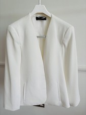 Zara Woman Ivory Cape Blazer