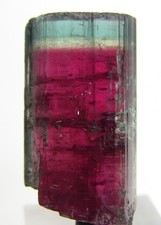 EXCEPTIONAL RARE GEM BLUE CAP RUBELLITE TOURMALINE CRYSTAL!!! CRUZEIRO BRAZIL 