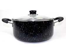 MasterCook Casserole Dish Non Stick Cooking Pot Saucepan with Glass Lid Saute
