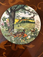 Wedgwood Meadows & Wheatfields Plate 1987 Colin Newman Boxed w/ COA