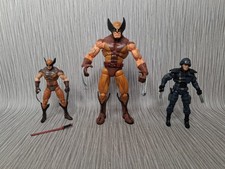 Marvel Legends Wolverine 6" Figure & 3.75" Figures X2, Bundle, 2000s