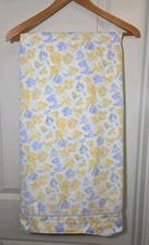 Vtg LAURA ASHLEY Sweet Pea Charlotte Flat Sheet Combed Cotton Revman USA Queen