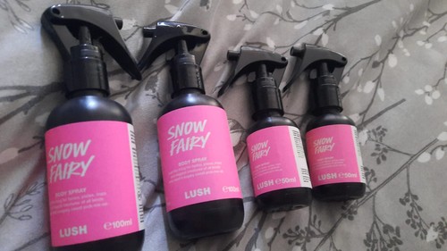Lush snow fairy body spray