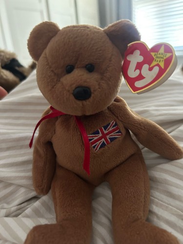 Britannia bear beanie baby - bear,
