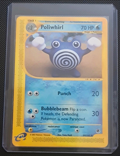 Poliwhirl expedition base set - base,