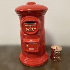 Red Post Piggy Bank 30cm