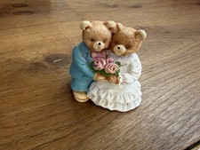 Vintage teddy bear bride and - bear,
