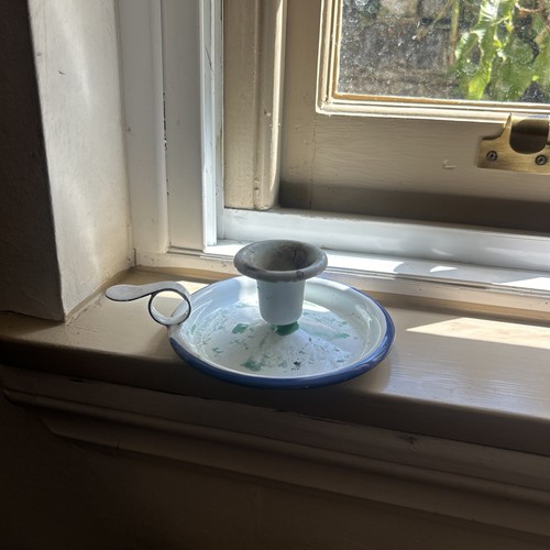 Enamel blue and - blue,