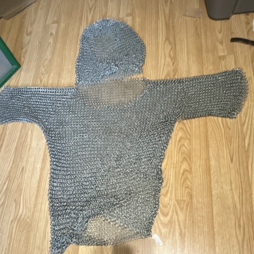 Medieval metal chainmail armor - metal,