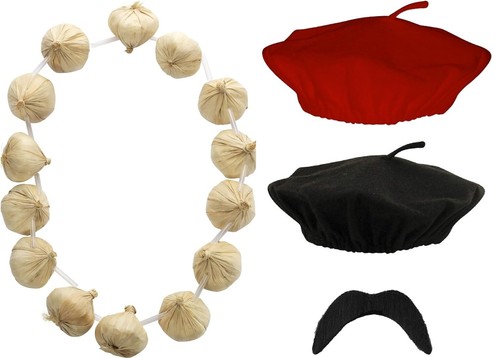 French fancy dress beret - french,