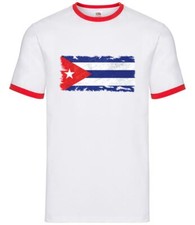 Cuba Flag - Mens Ringer -
