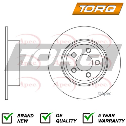Brake disc rear torq - 1x,