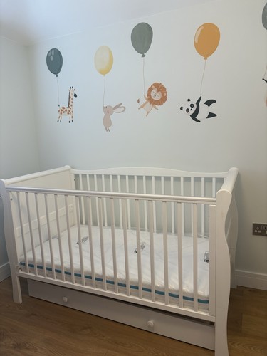 Mamas papas white cot - &, bed