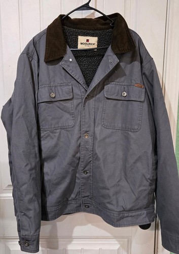 Woolrich canvas coat trucker - canvas,