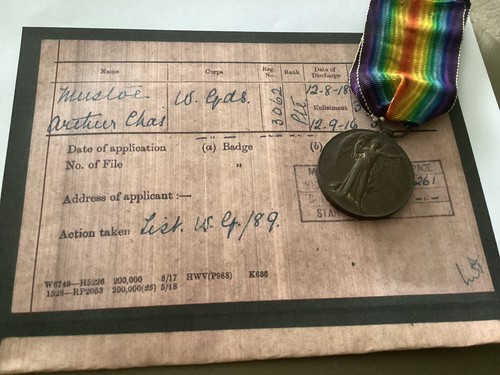 Ww1 victory medal arthur - victory,