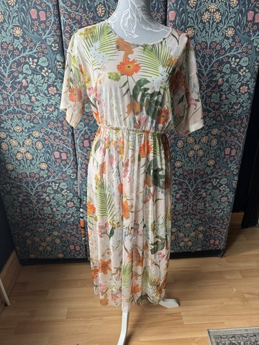Zara floral mesh ivory - zara,