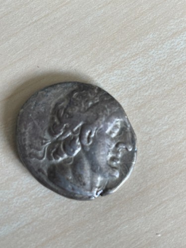 Ptolomy iii silver tetradrachm - silver,