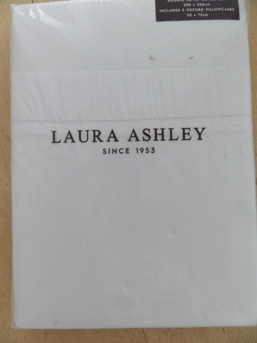 Laura ashley white hemstitch - laura,