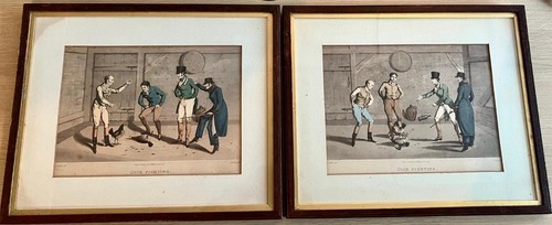Rare antique cock fighting - rare,