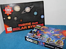 SPACE EPLORERS PUZZLE (100 PIECE JIGSAW) & SOLAR SYSTEM (4 x 86pc JIGSAW BOOK)