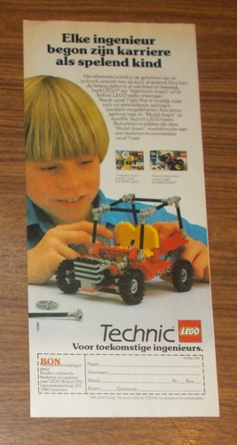 Rare advertising lego - advertising, technic
