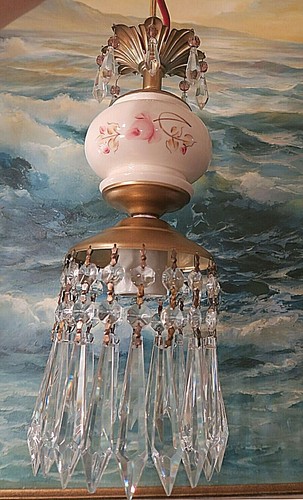 Vintage rose pink - rose, porcelain