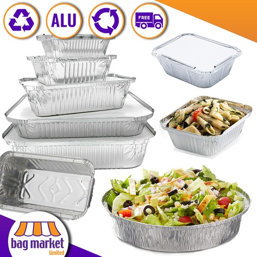 Aluminium foil food containers - aluminium,