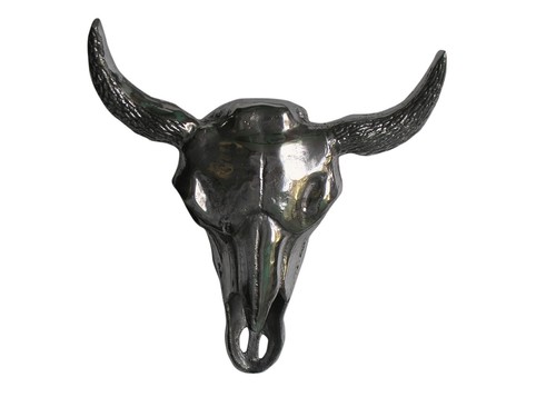Large wall mounted - metal, bull