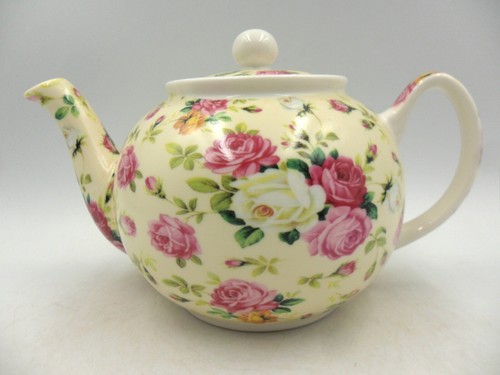 Cup teapot rose basket - cup,