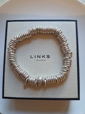 Genuine Links Of London Sweetie Bracelet 18cm In Box Sterling Silver 925