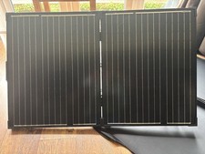 Renogy 100W Portable Solar Panel Suitcase Lightweight for RV Campervan