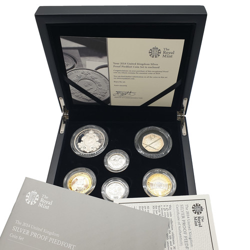 2014 silver proof piedfort - 2014,