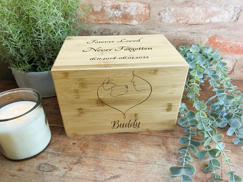 Personalised bamboo ashes - bamboo,