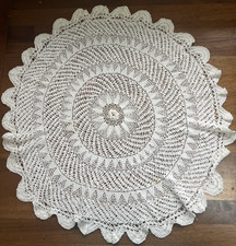 Vintage Hand Made lace table
