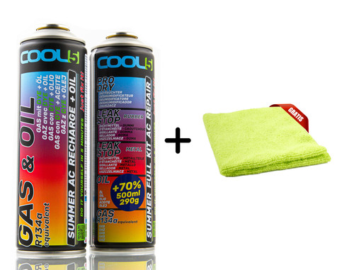 Cool5 car air con gas - 2x,