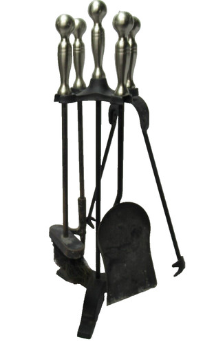 Vintage black iron chrome - vintage,