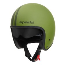 Spada Ace Command Open-Face Motorcycle Helmet Matt Green