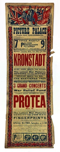 Wwi old vintage cinema poster - wwi,