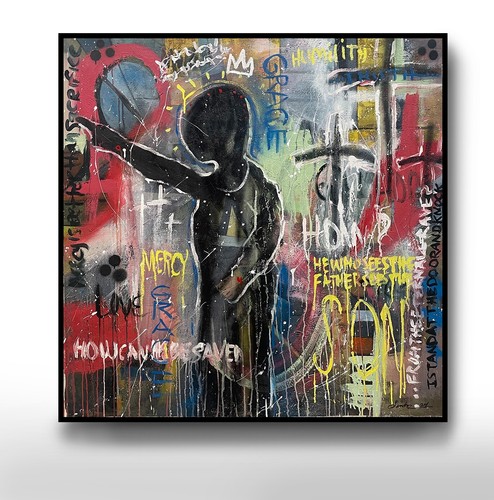 Large graffiti painting - graffiti,