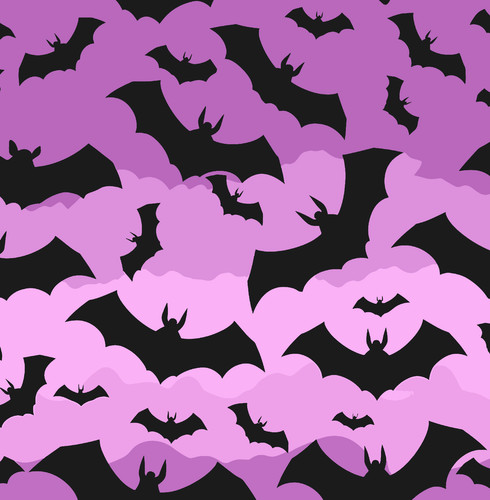 Spooky bats 100 cotton - spooky,