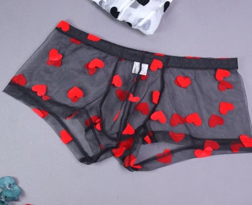 Men black red - black, love