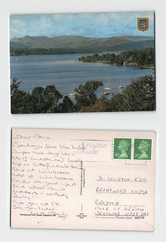 Postcard windermere from - -,