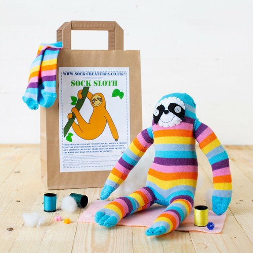 Sock sloth craft - craft, kit